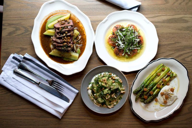 A display of dishes from Calgary’s Bridgette Bar, located in the 700 block of 10 Avenue S.W. 