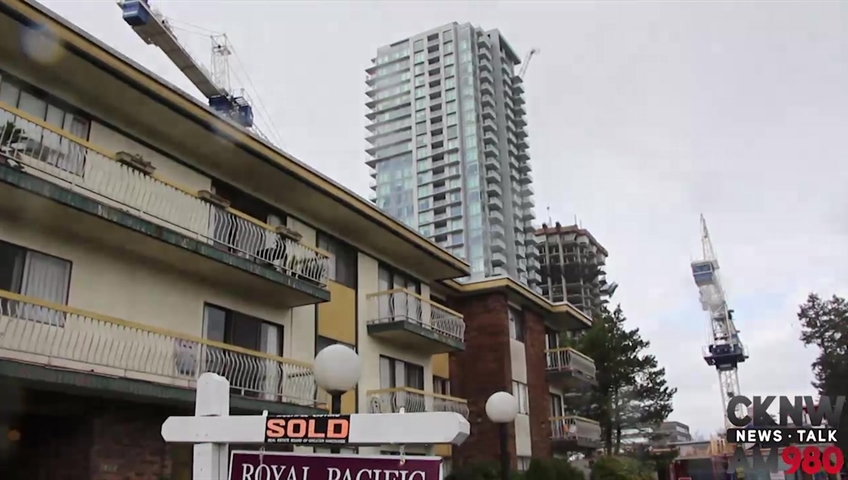 FILE - More rental tenants in Burnaby are crying foul after another apartment building was rezoned to build a condo tower.