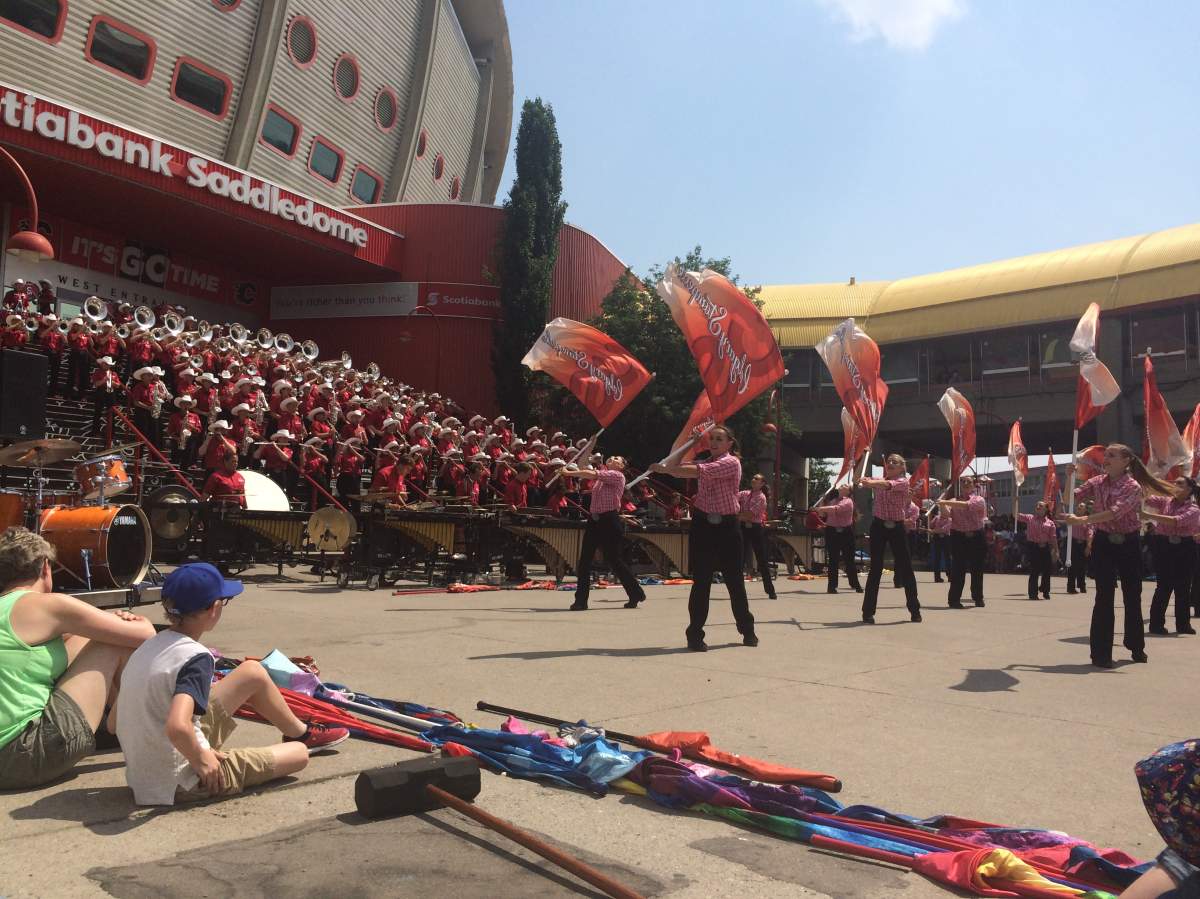 Attendees enjoying the final day of the 2017 Calgary Stampede Sunday. 