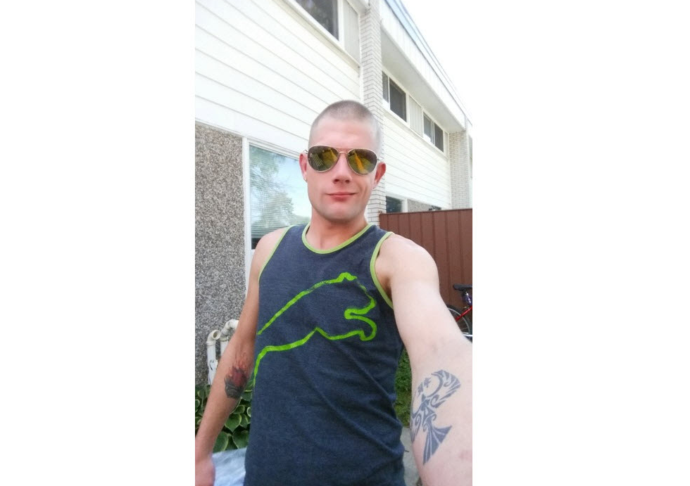 A social media photo police say was used by Kyle Carriere, who faces child luring charges.