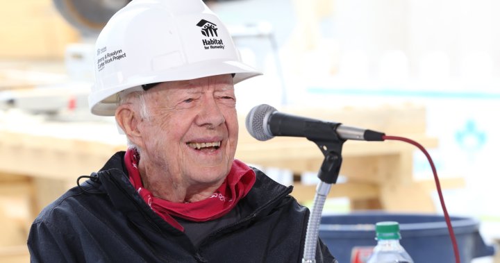 Former President Jimmy Carter remembered for building affordable homes in Alberta