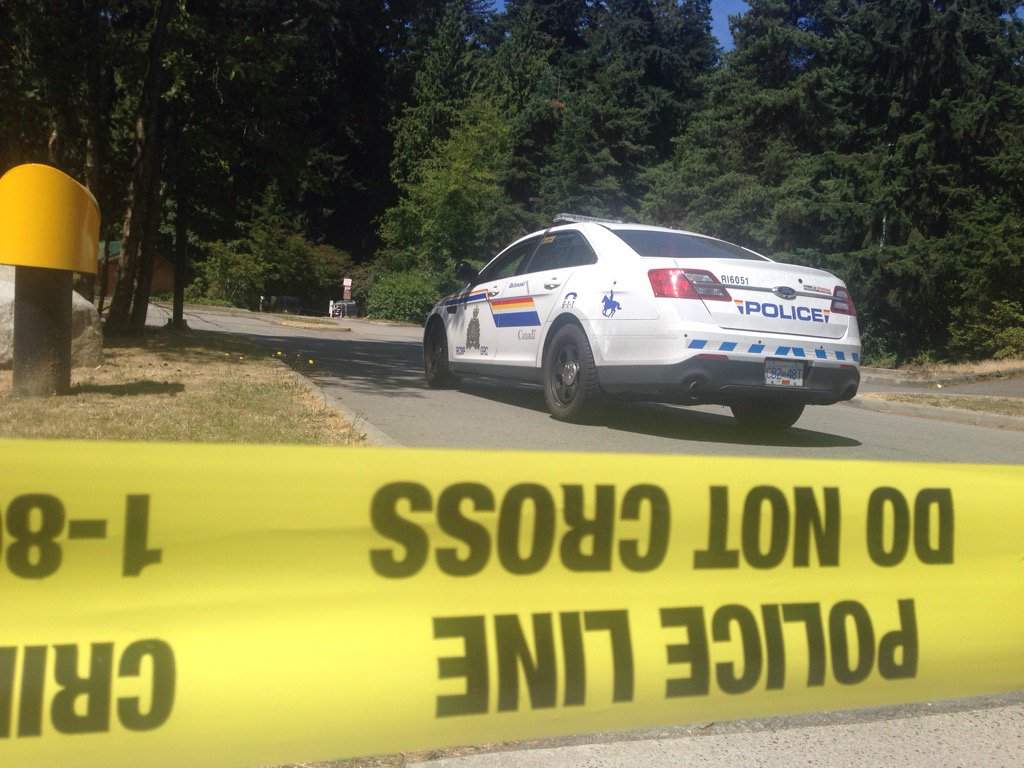 Police on scene at Central Park in Burnaby.