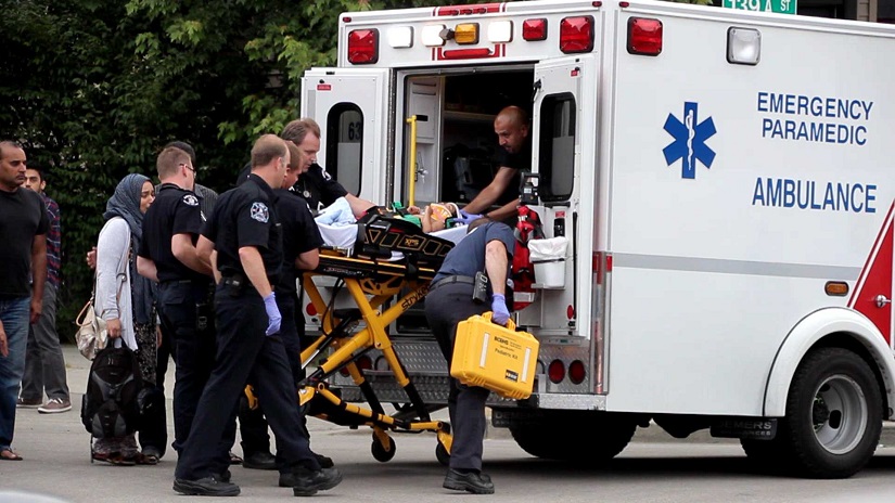 RCMP are warning parents after a 3-year-old fell out a window in a home near 139th St. and 64A Ave. 