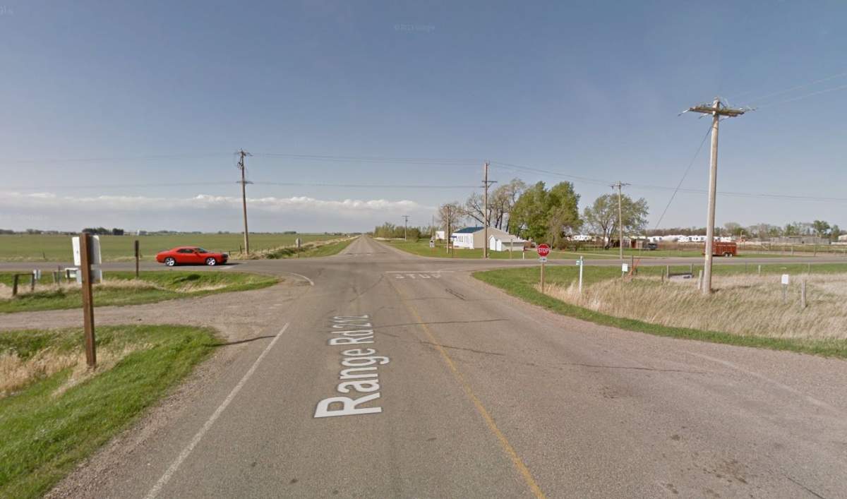 A woman and seven cows were killed in a collision on Range Road 212 near Township Road 92. 
