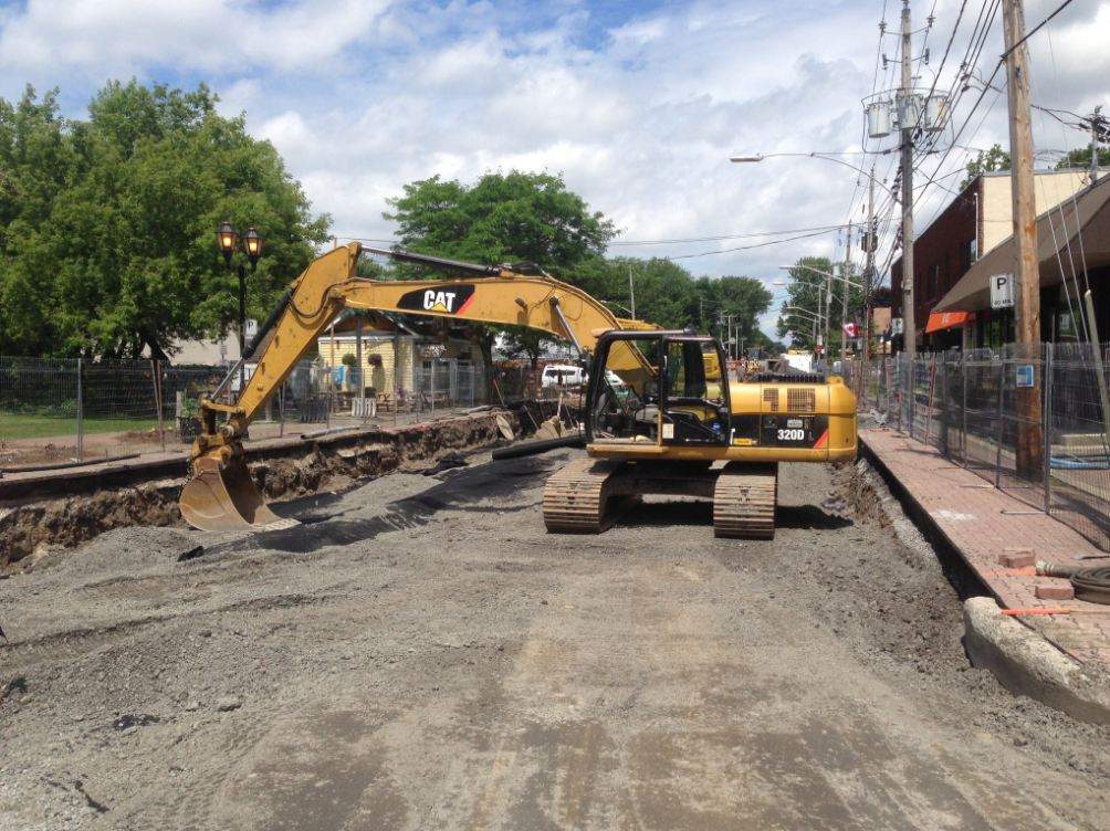File photo. A piece of construction equipment