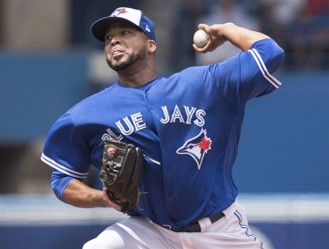 The Toronto Blue Jays traded left-hander Liriano to Houston and right-handed reliever Joe Smith to Cleveland before the Major League Baseball non-waiver trade deadline on Monday, according to multiple media reportsTHE CANADIAN PRESS/Fred Thornhill.