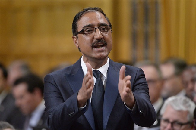 Minister of Infrastructure and Communities Amarjeet Sohi responds to a question during question period in the House of Commons on Parliament Hill in Ottawa on Monday, June 5, 2017.