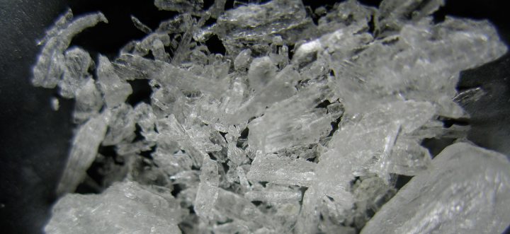 Winnipeg police seized 3.42 grams of meth, an amount with an estimated street value of $450, during an arrest on Saturday night.