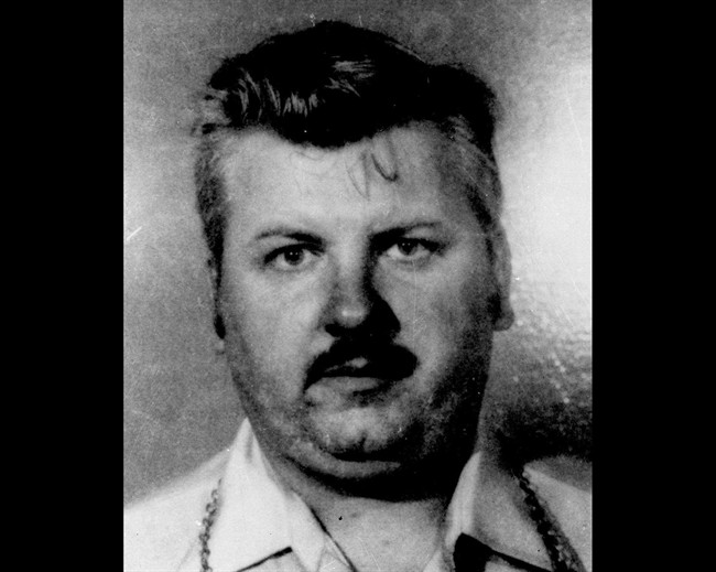 This 1978 file photo shows serial killer John Wayne Gacy.