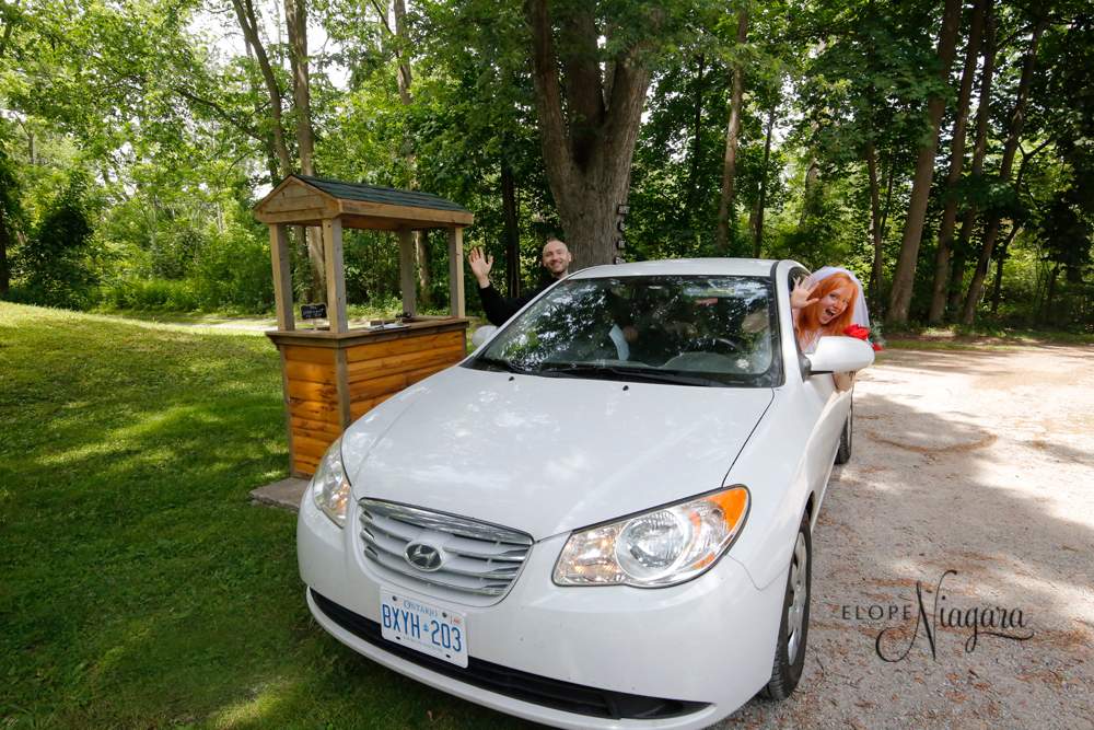 drive thru weddings niagara