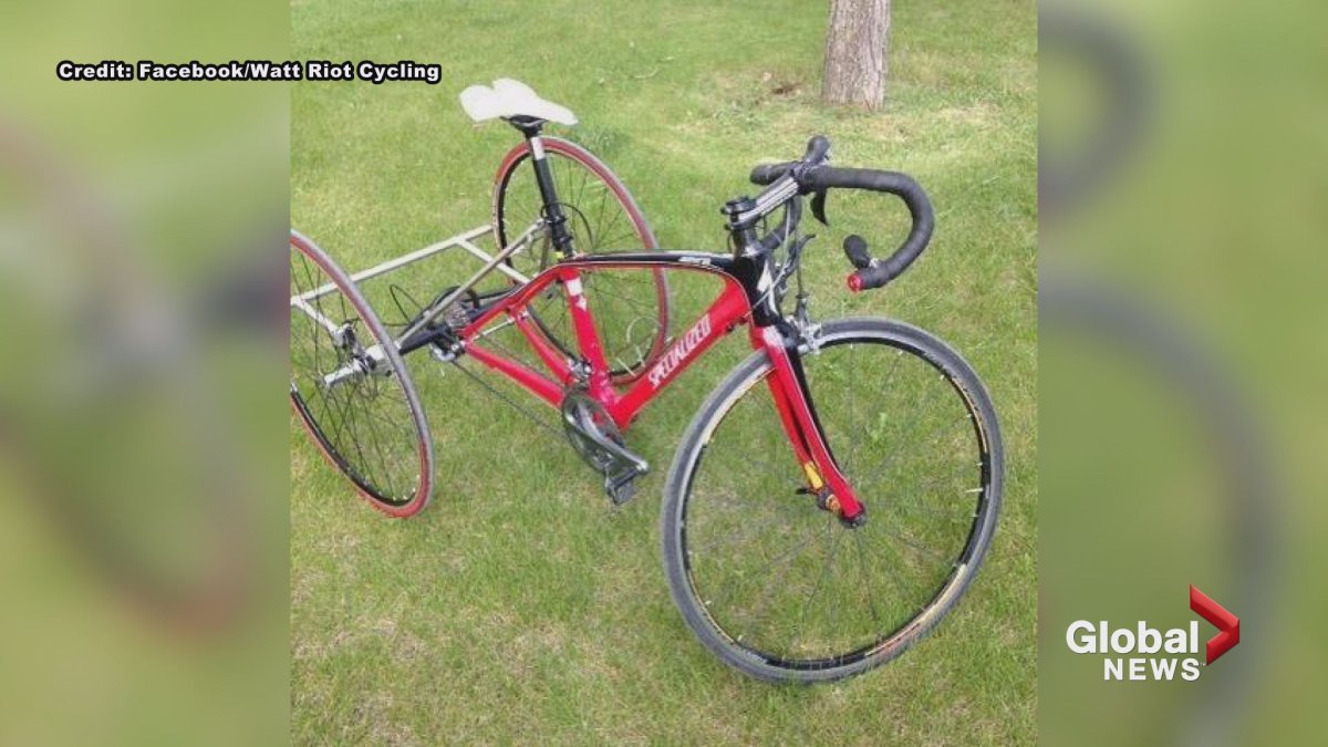 Kas Duong, a para-cyclist living in Calgary, says her bike was stolen from her garage Monday afternoon. 