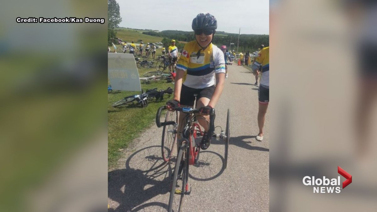 Kas Duong, a para-cyclist living in Calgary, says her bike has been returned.