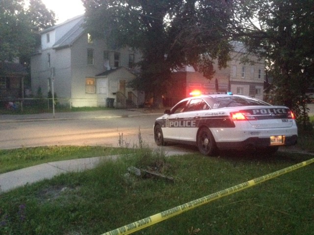 Winnipeg police are investigating at a North Point Douglas home Friday morning. 