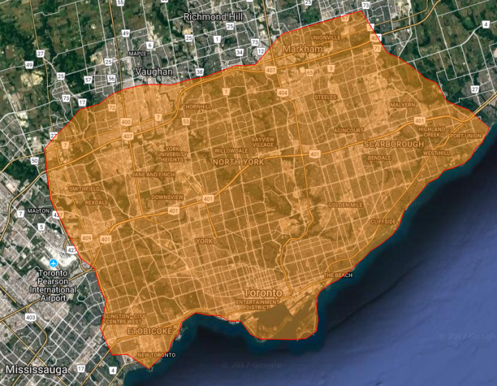 B.C. wildfire map if the fires burned Canadian cities, they might look