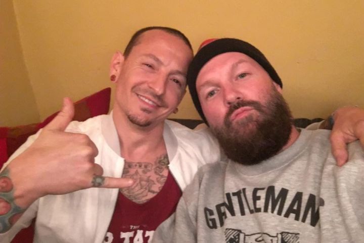 (L-R): Chester Bennington and Fred Durst.