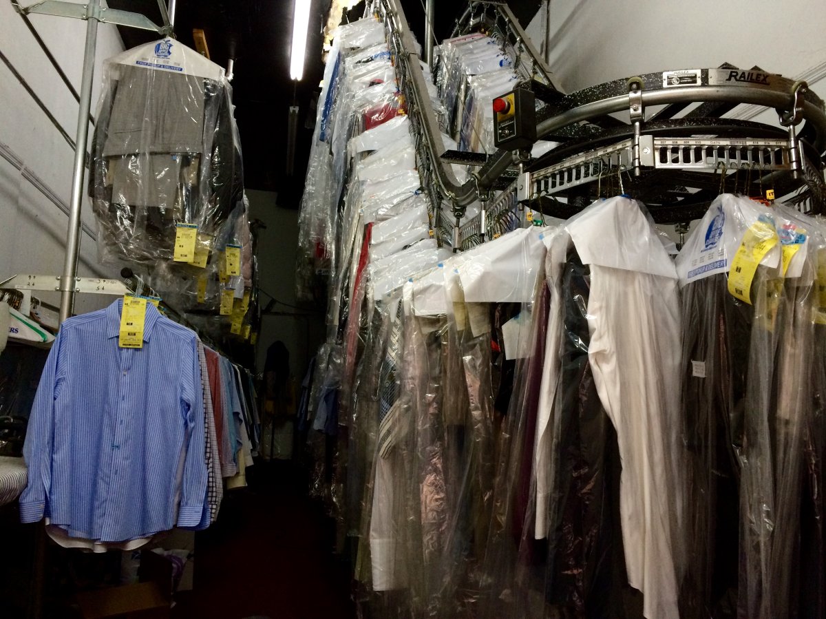 Tetrachloroethylene is used in the dry cleaning process, and must be disposed of in accordance to regulations.