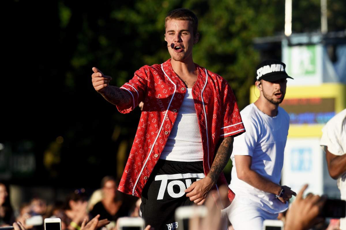 Justin Bieber performs on stage at the Barclaycard Presents British Summer Time Festival in Hyde Park on July 2, 2017 in London, England.
