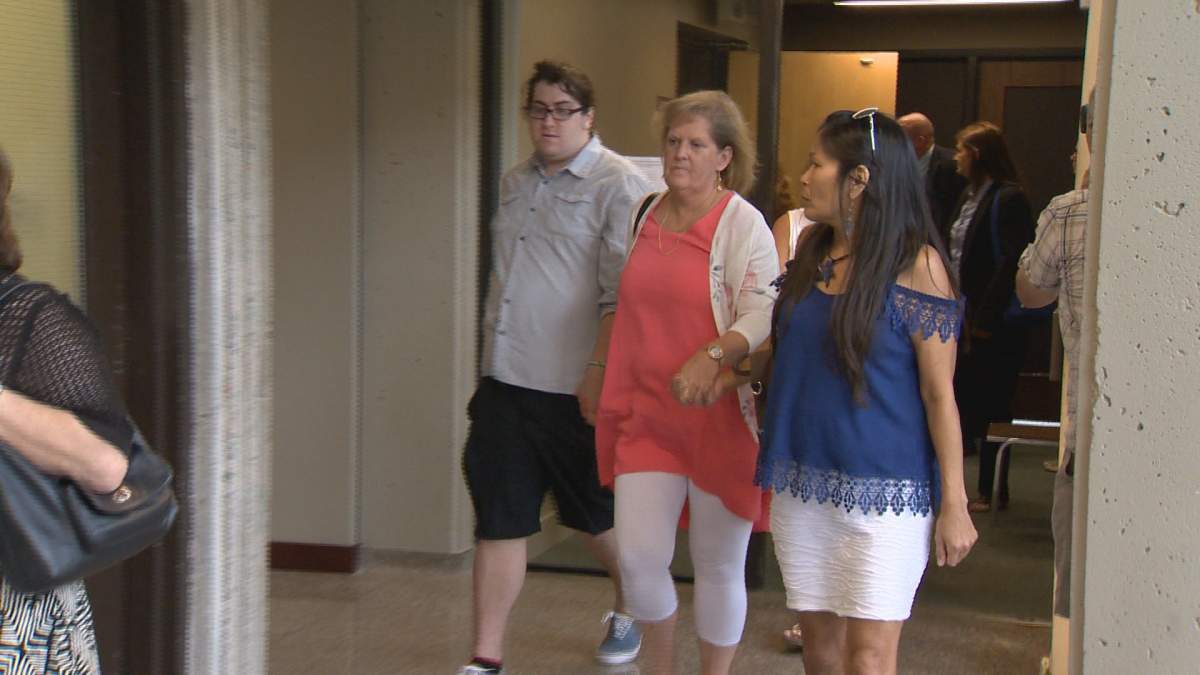 Connor Samson (left) told the court his brother’s death has left him afraid he will lose someone else close to him.