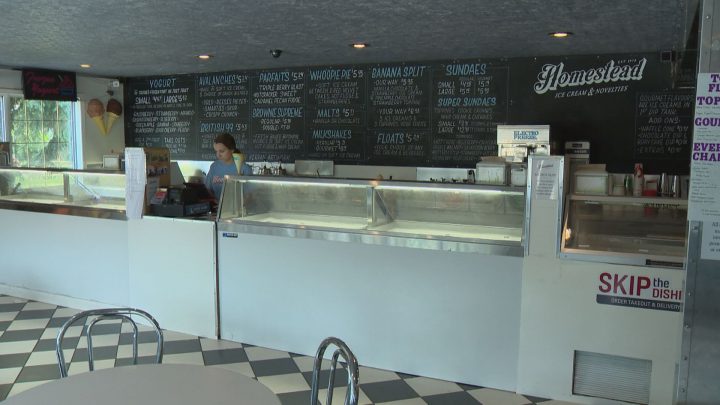 Homestead Ice Cream has landed on a list of the top 15 ice cream shops in Canada.