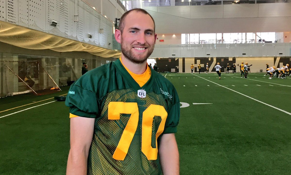 Kicker Hugh O'Neill is back with the Edmonton Eskimos.