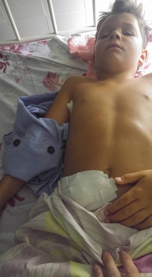 Cole is now on the mend. His mother is trying to get them home to Canada.