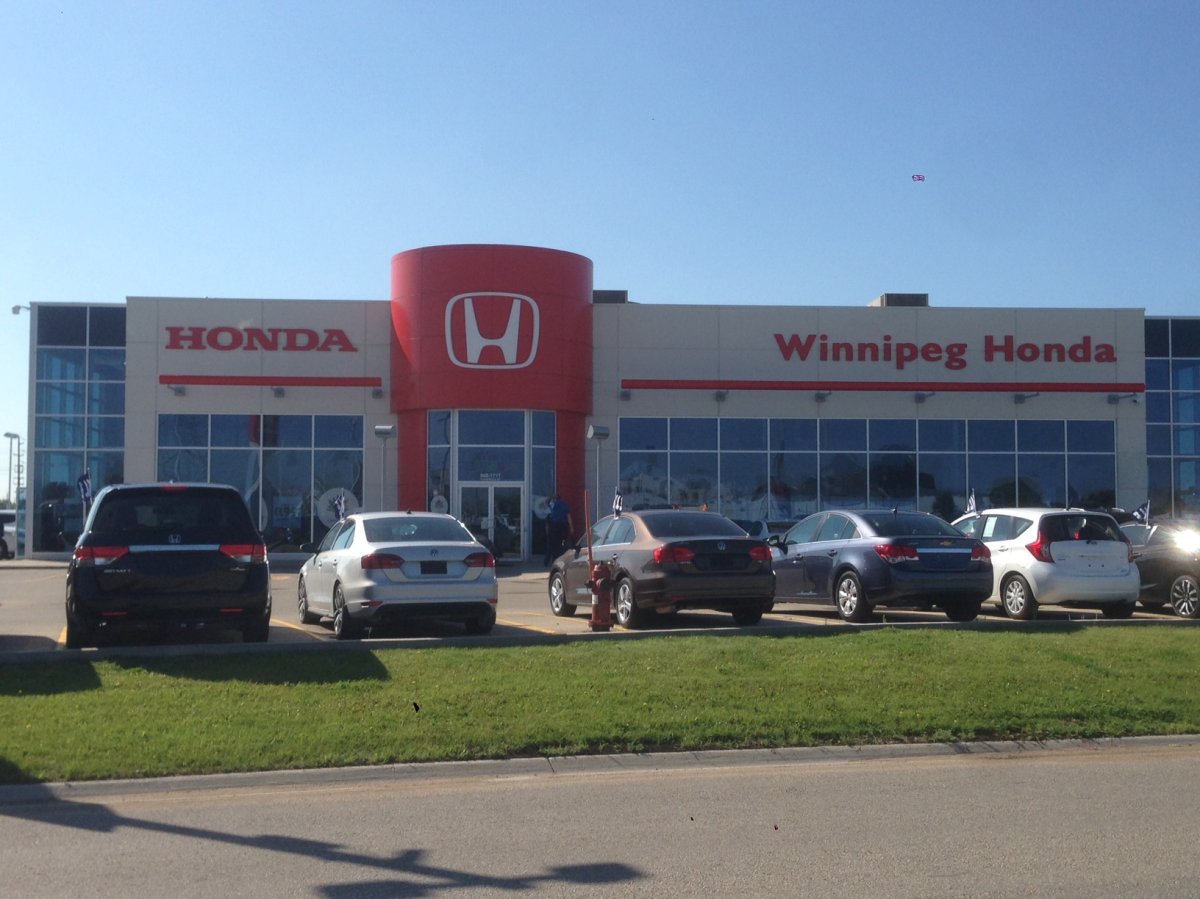 Winnipeg police are investigating after three vehicles were stolen Friday morning from the Winnipeg Honda showroom. 