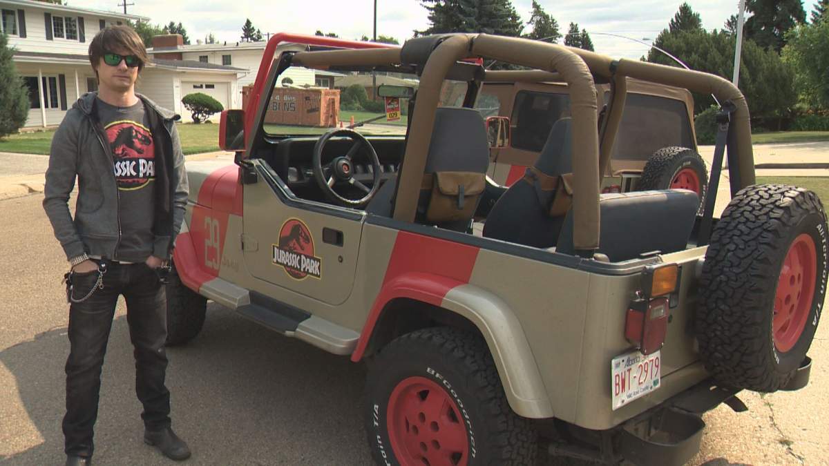 Colton Taylor, owner of Jurassic Park Jeep #29.