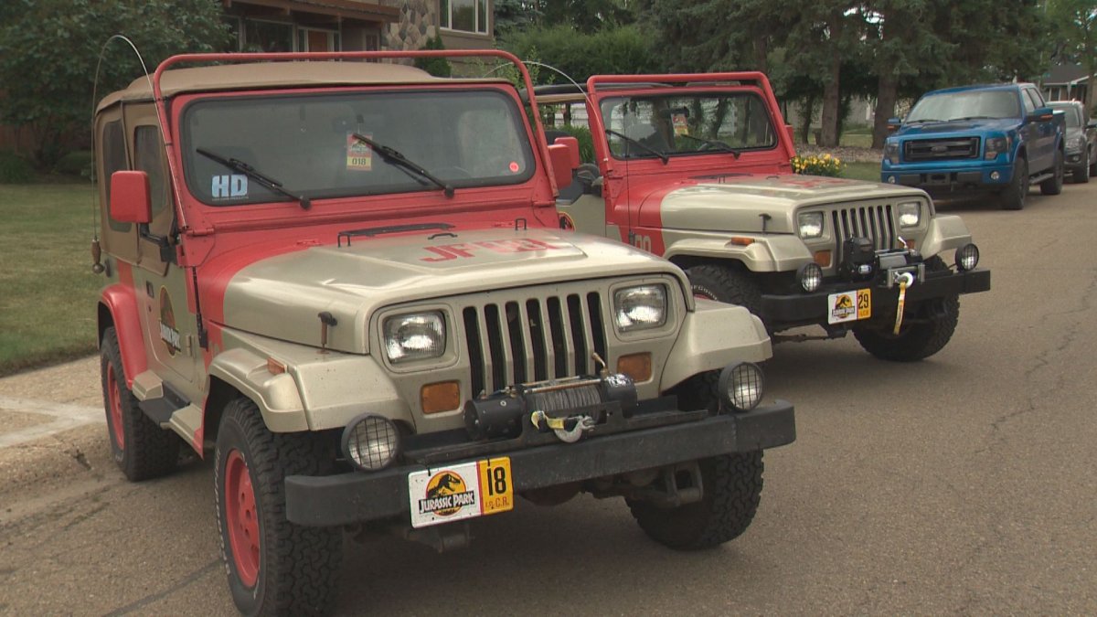 Jurassic Park Jeep replicas turn heads in Edmonton 