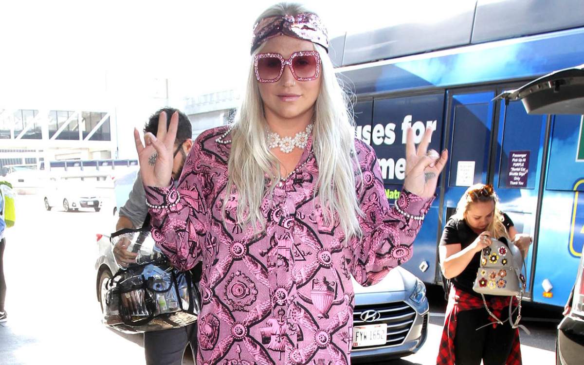 Singer Ke$ha is seen on July 2, 2017 in Los Angeles, California.