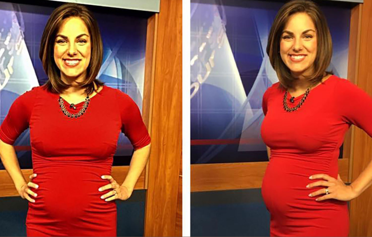 A U.S. news anchor was shamed by a viewer for her 'disgusting' belly. 