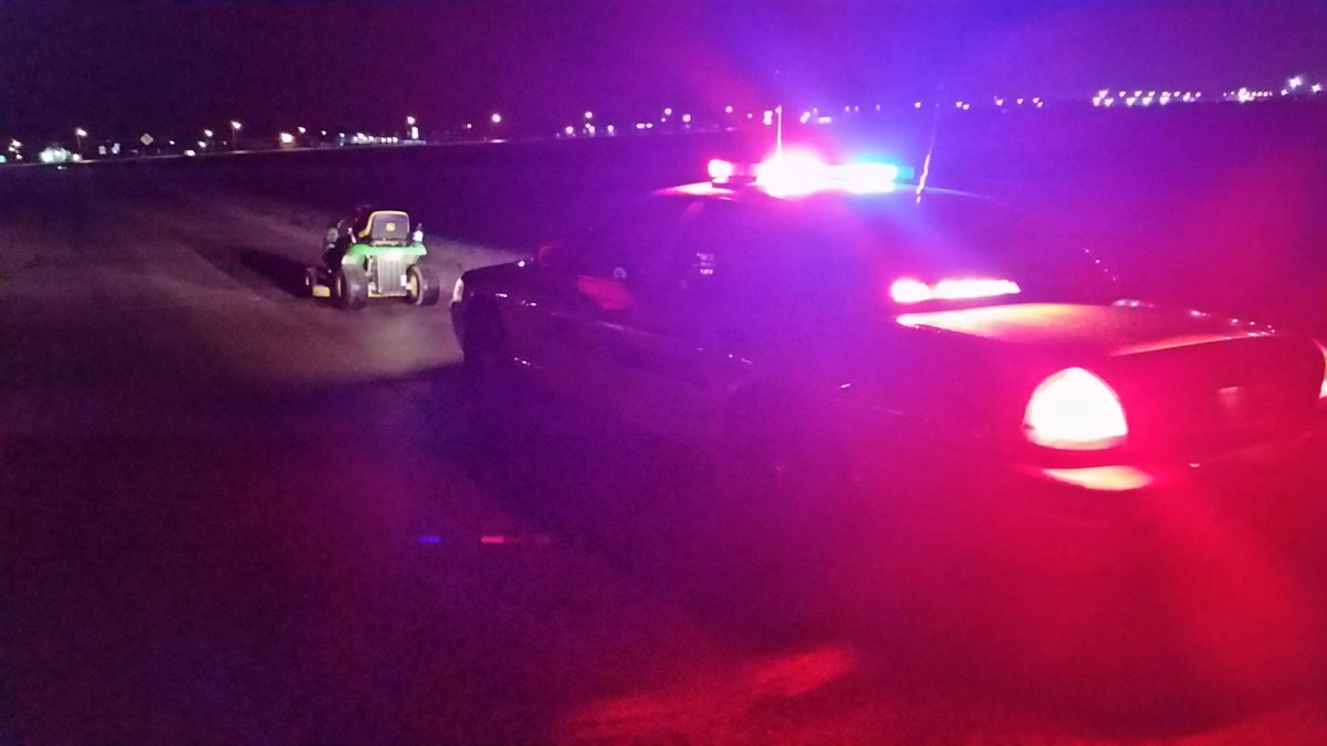 An unusual traffic stop in Headingley ended with an impaired driving charge.