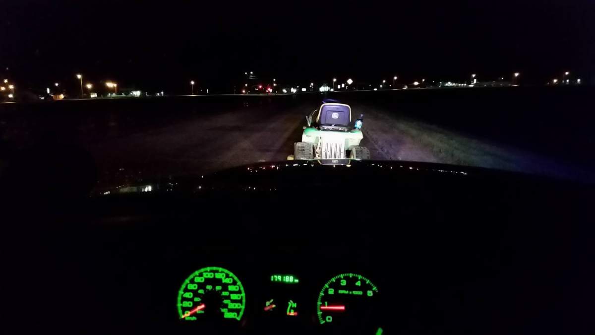 An unusual traffic stop in Headingley ended with an impaired driving charge.