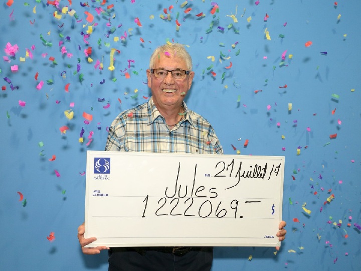 Jules Parent is one lucky man. For the second time in nine years, the Quebec man has won the lottery. Friday, July 28, 2017.