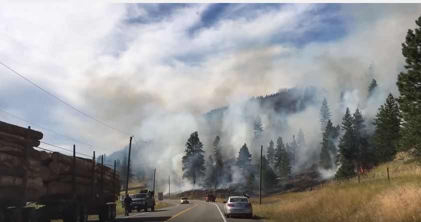 Monte Lake Evacuation Order Issued As Martin Mountain Wildfire Closes ...