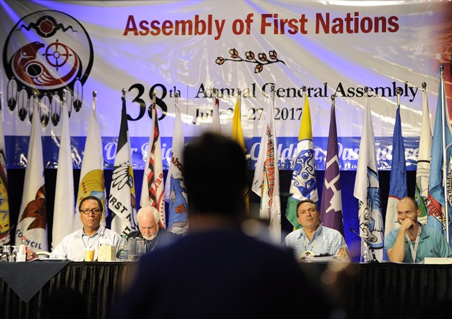 Assembly of First Nations chiefs have rejected a call for Prime Minister Justin Trudeau to replace the commissioners on the national inquiry into missing and murdered Indigenous women and girls.