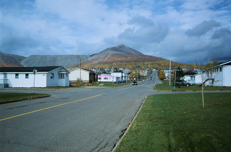 The town of Murdochville, Que.