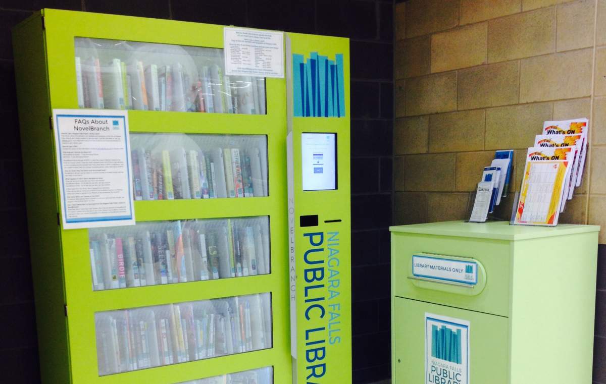 A novelbranch machine at the Gale Centre in Niagra Falls, ON. 