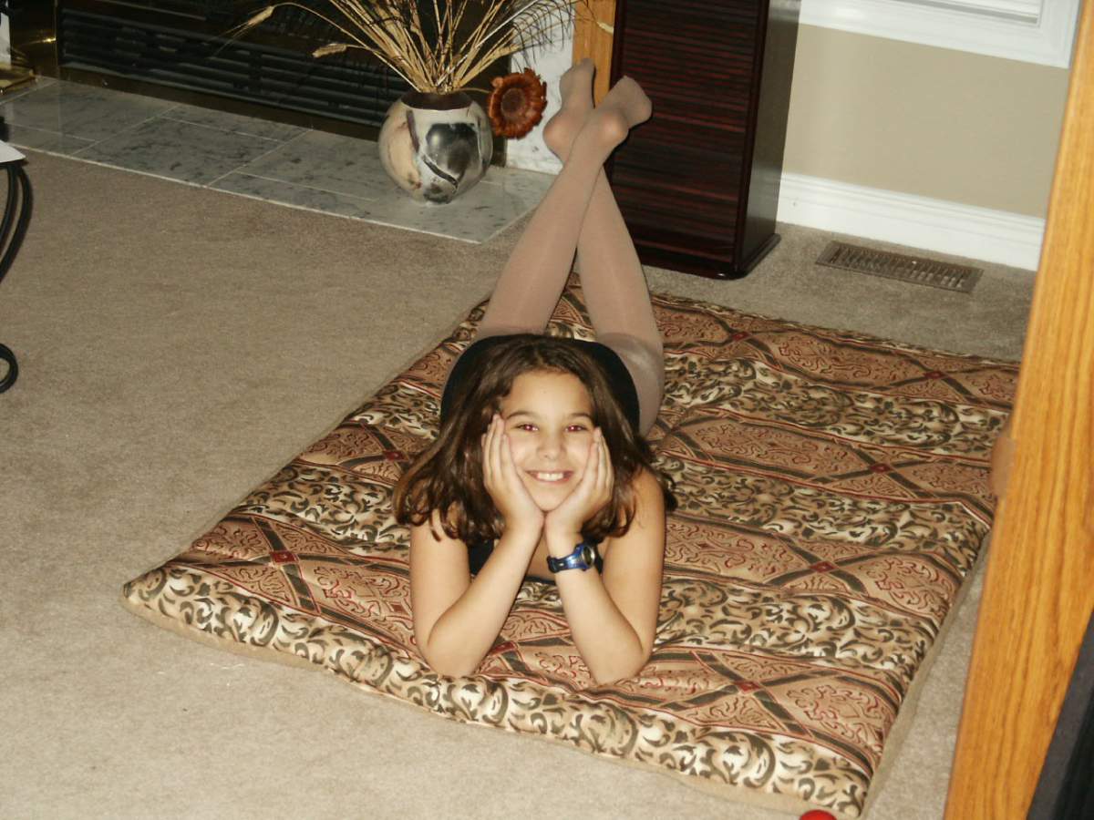 Ophira Caloff as a child.