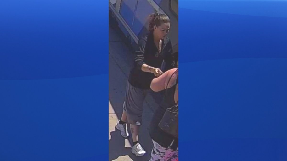 Halifax police are seeking information about a woman pictured in this camera footage in connection to the theft of a woman's purse off a transit bus in Halifax. 