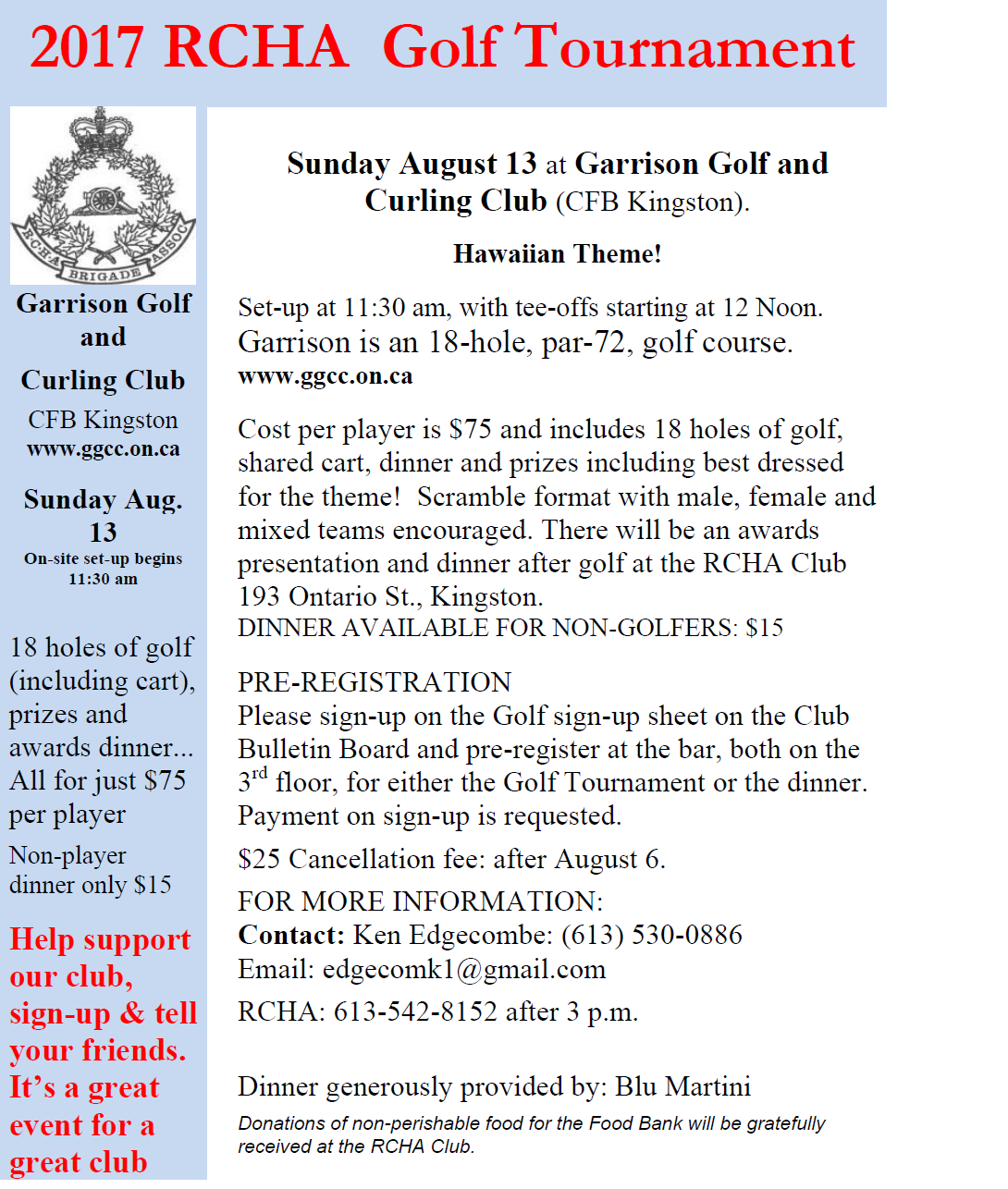 RCHA Golf Tournament - image