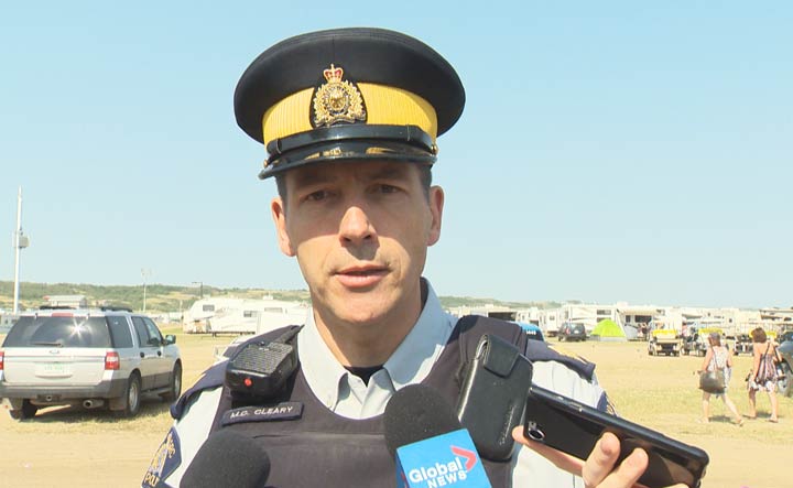 Saskatchewan RCMP said they’ve had one report of public nudity at Craven Country Thunder.