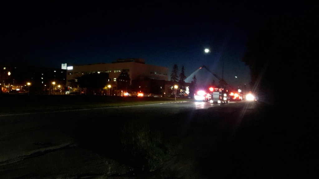 Winnipeg police are investigating a fire at the Grace Hospital. 