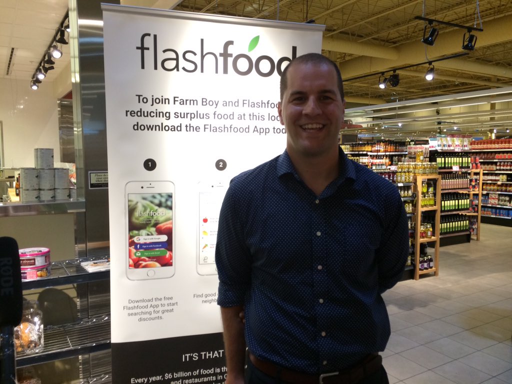 Josh Domingues, founder and CEO of Flashfood, said they approached greenhouse growers and farmers and asked if they could buy produce the grocery stores wouldn't take.
