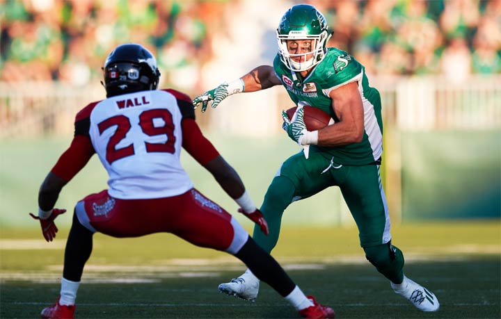 After last week's 30-23 loss in Montreal, the Calgary Stampeders are at home to the Saskatchewan Roughriders who are coming off a bye week following their first win of the season.