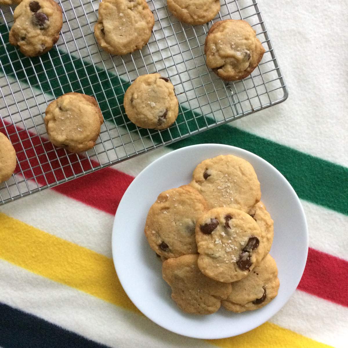 Salted Caramel Chocolate Chip Cookies.