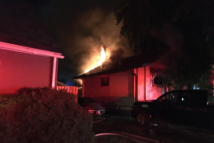 No injuries were reported after an early morning house fire in Saskatoon.