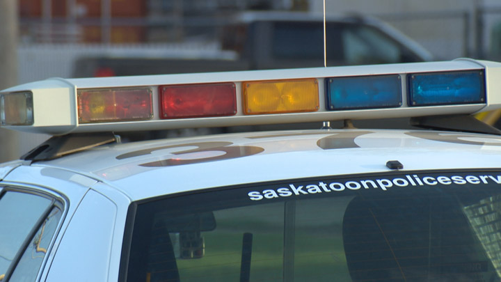 Saskatoon police lights.