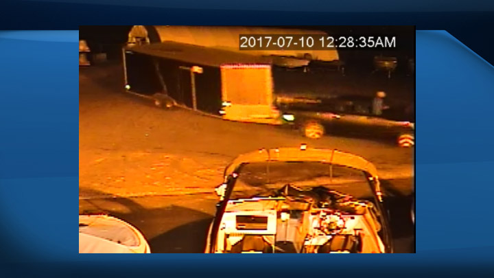 Thieves steal five snowmobiles and a trailer from a dealership south of Saskatoon.