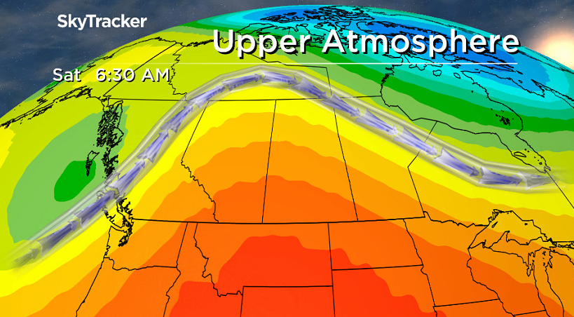 Upper ridge helps bring back 30 degree heat this weekend.