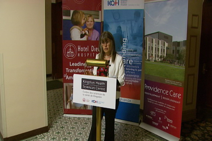 MPP Sophie Kiwala announced nearly 10 million in funding to Kingston's three hospitals. 